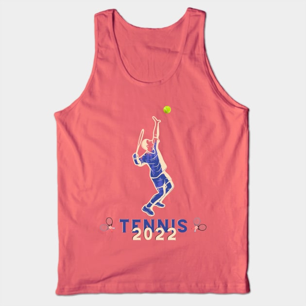 Tennis 2022 Tank Top by MinnieWilks